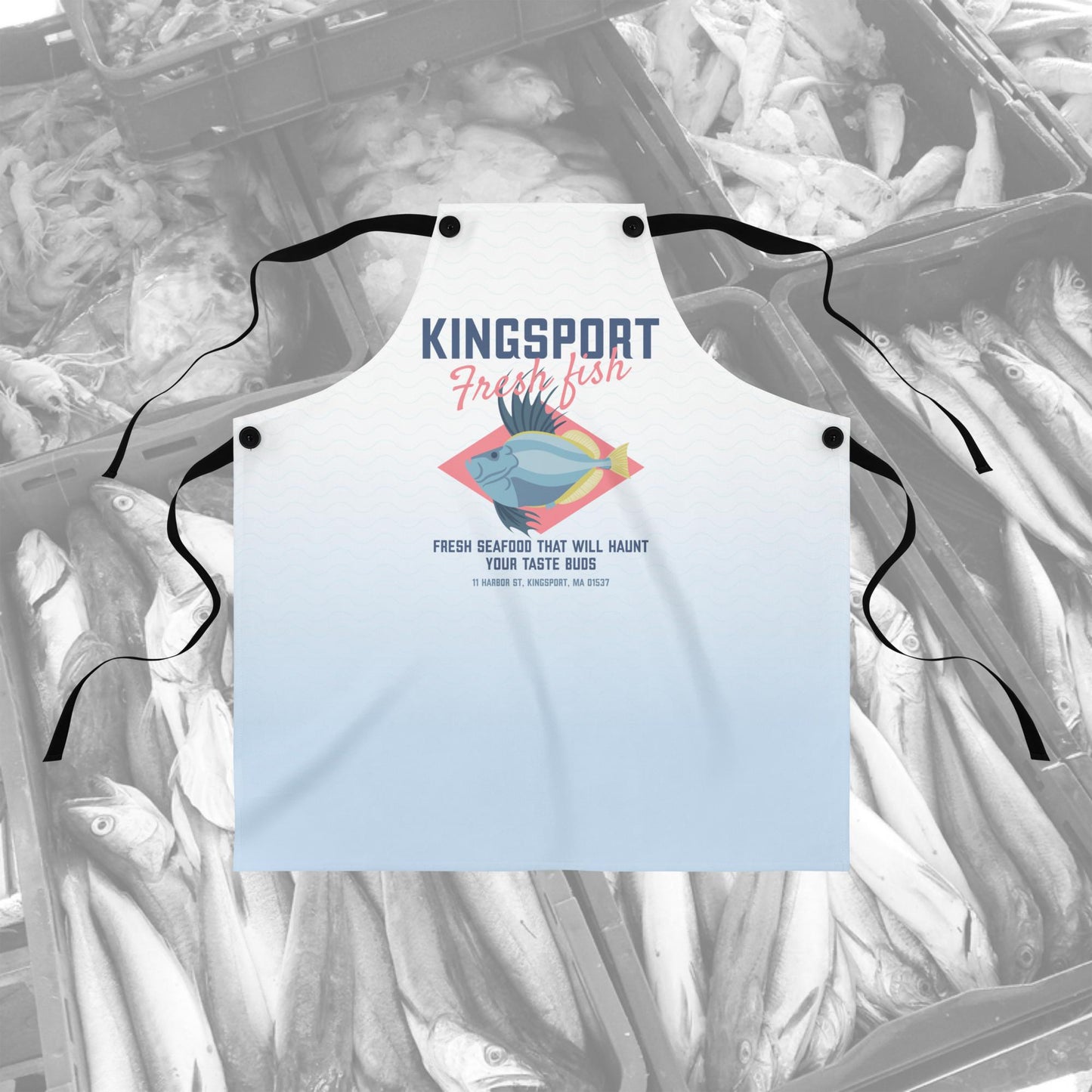 Kingsport Fresh Fish Lovecraftian Apron