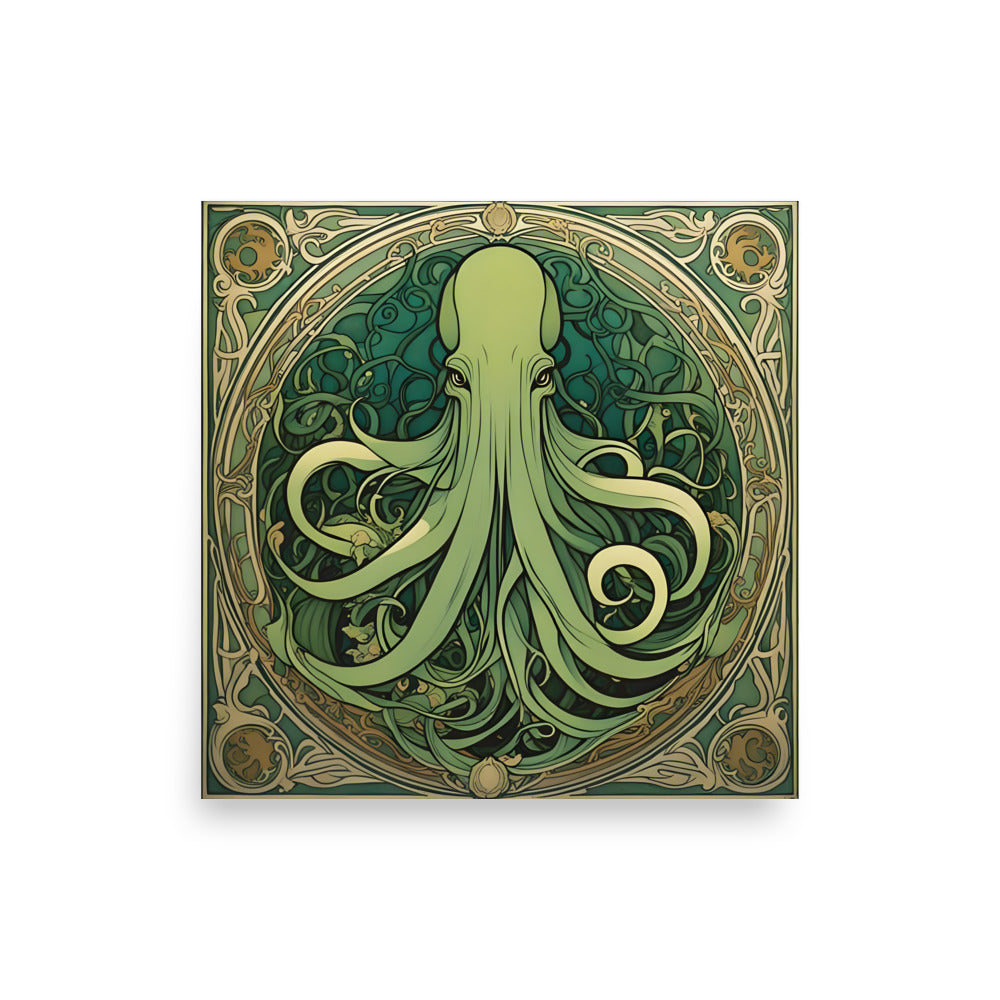 Cthulhu Jugendstil Poster