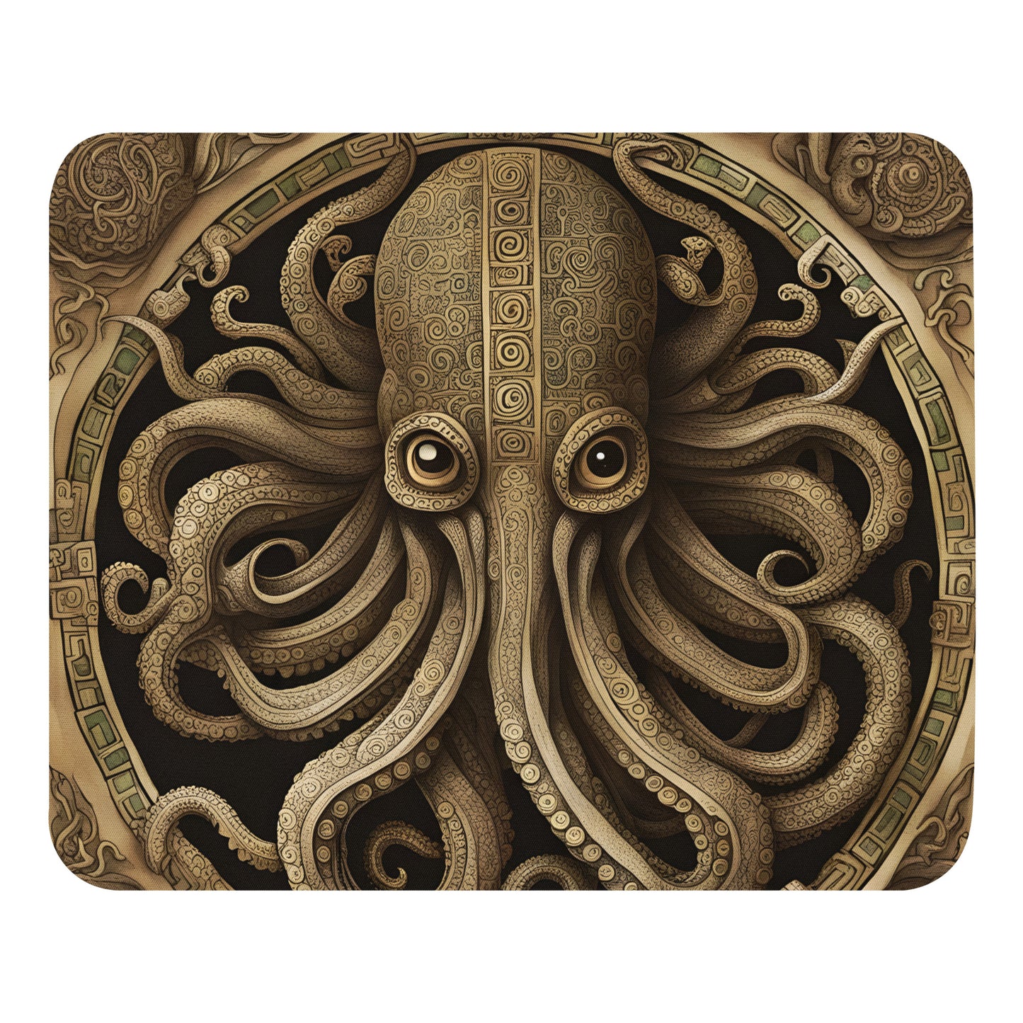 Cthulhu Mesoamerican Codex Mauspad