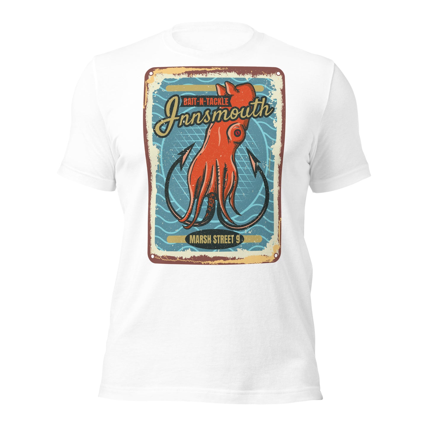 Innsmouth Köder und Tackle Angeln Lovecraft Unisex T-shirt
