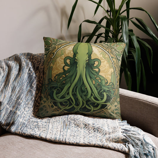 Cthulhu Art Nouveau Pillow Case