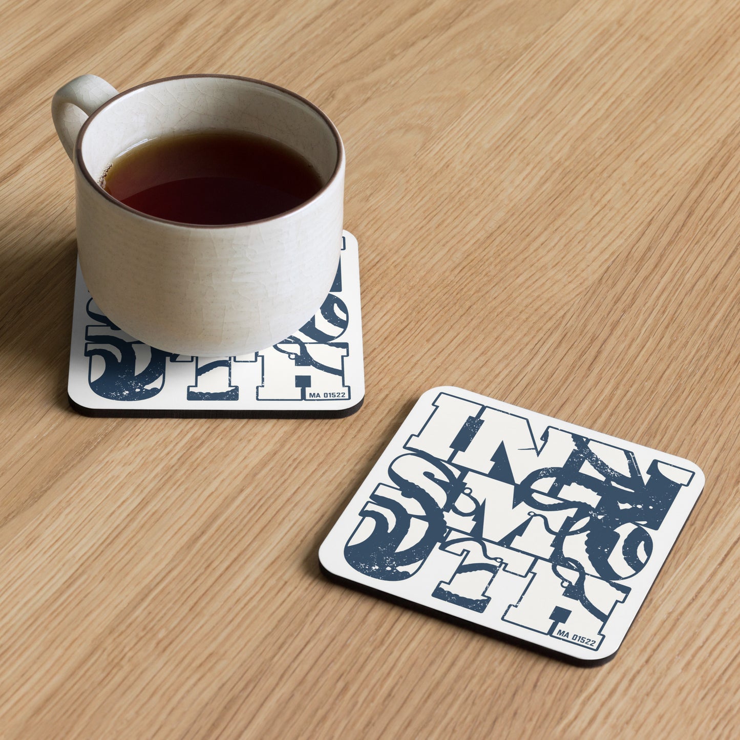 Innsmouth Lettrage Tentacules Lovecraftian Cork-back coaster