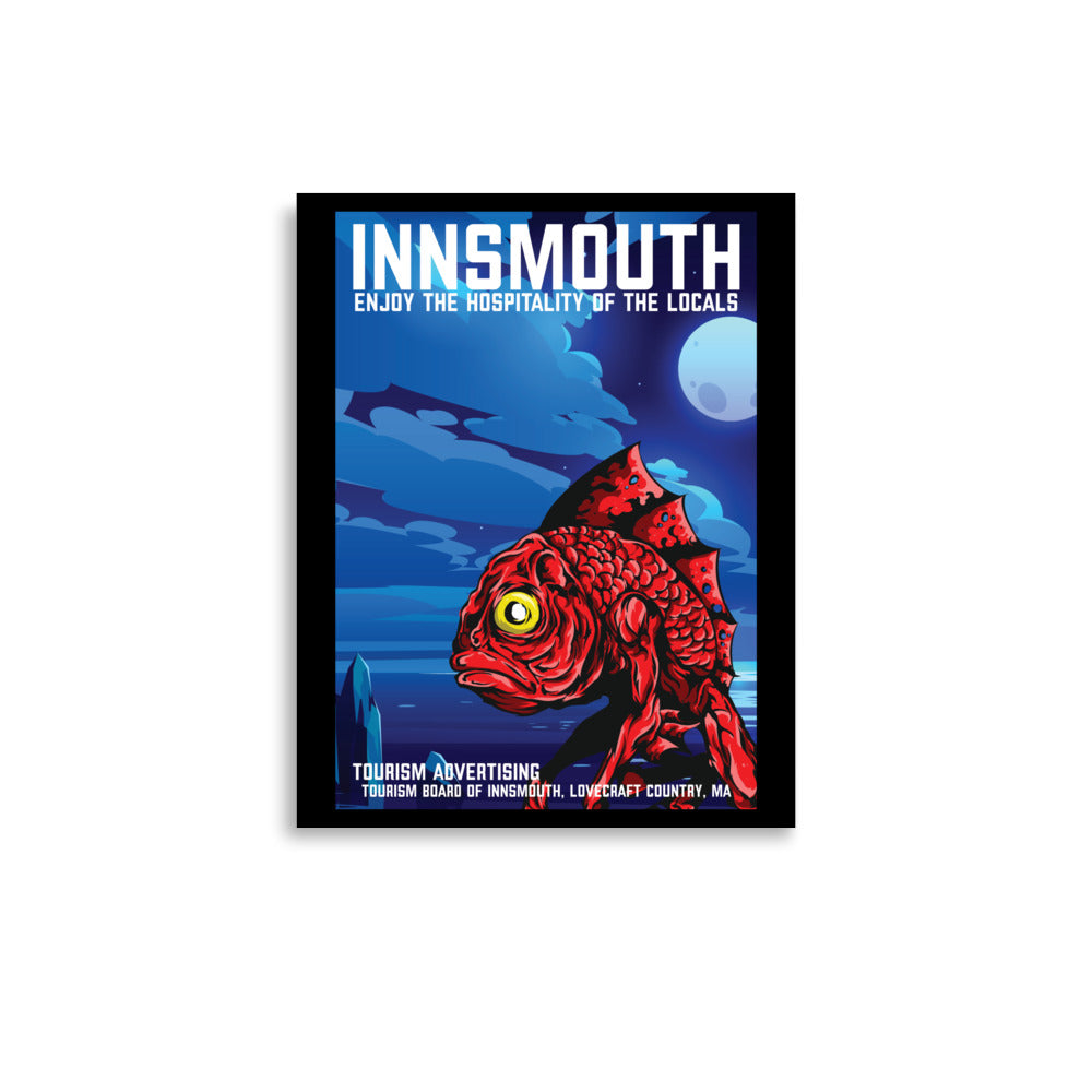 Póster de viaje vintage de Innsmouth Lovecraft Póster