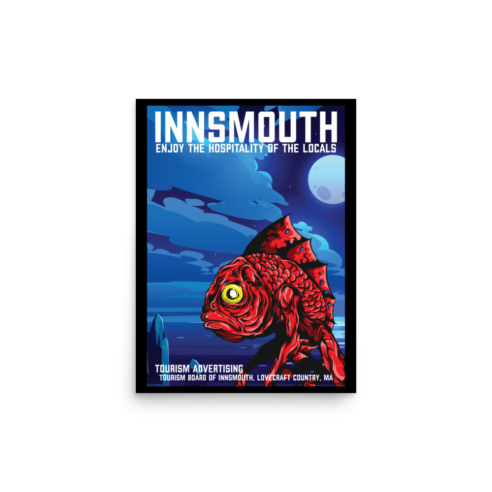 Póster de viaje vintage de Innsmouth Lovecraft Póster