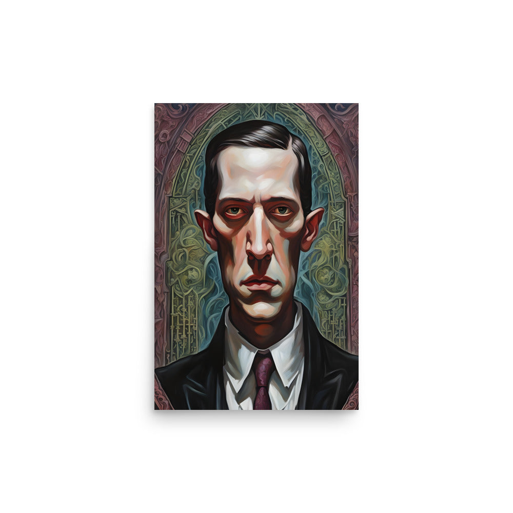 Lovecraft Gothic Portrait Poster