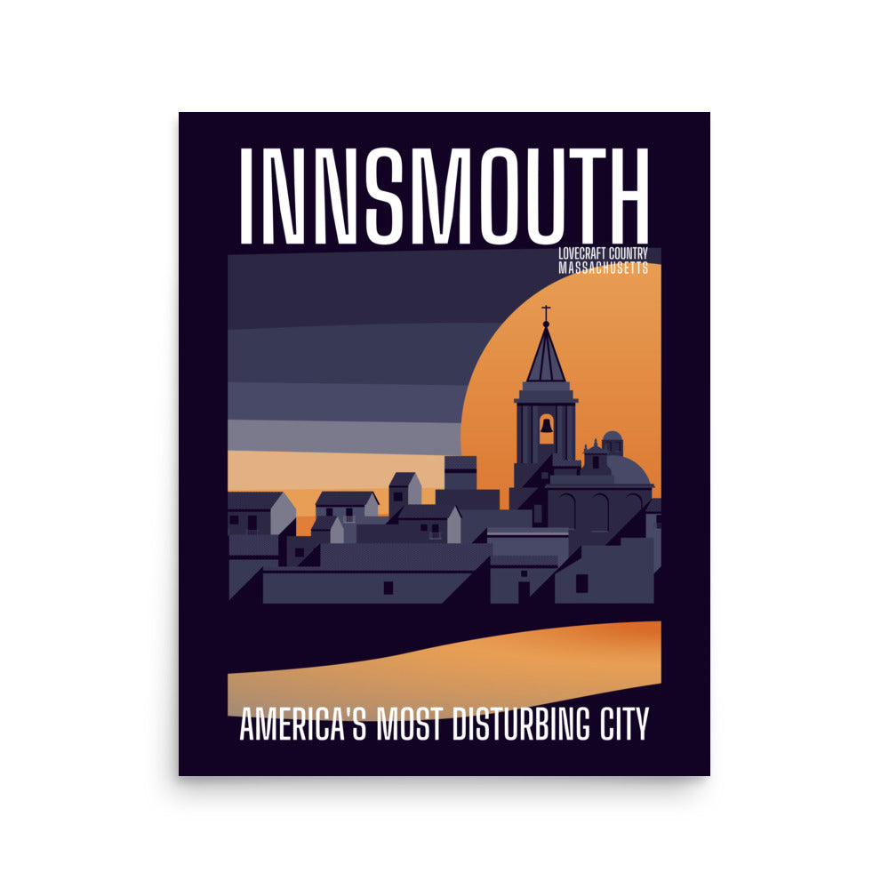 Innsmouth Vintage Travel Poster Lovecraft Poster