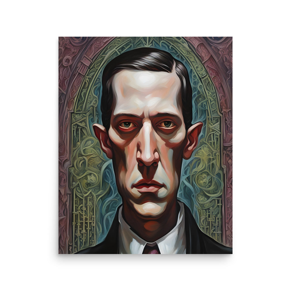 Retrato gótico de Lovecraft Póster