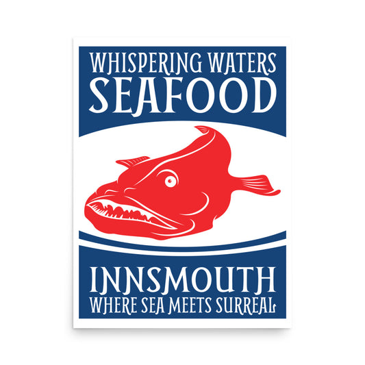 Whispering Waters Seafood Innsmouth Poster