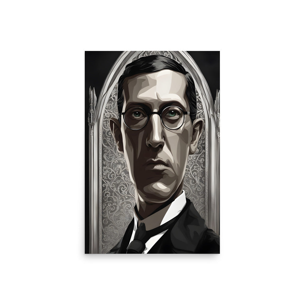 Lovecraft Gothic Portrait Poster