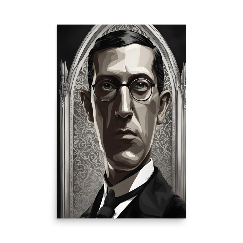 Lovecraft Gothic Portrait Poster