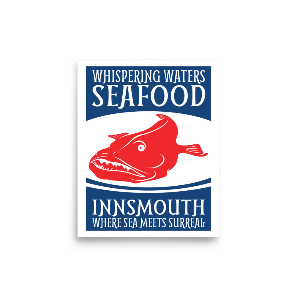 Whispering Waters Fruits de mer Innsmouth Poster