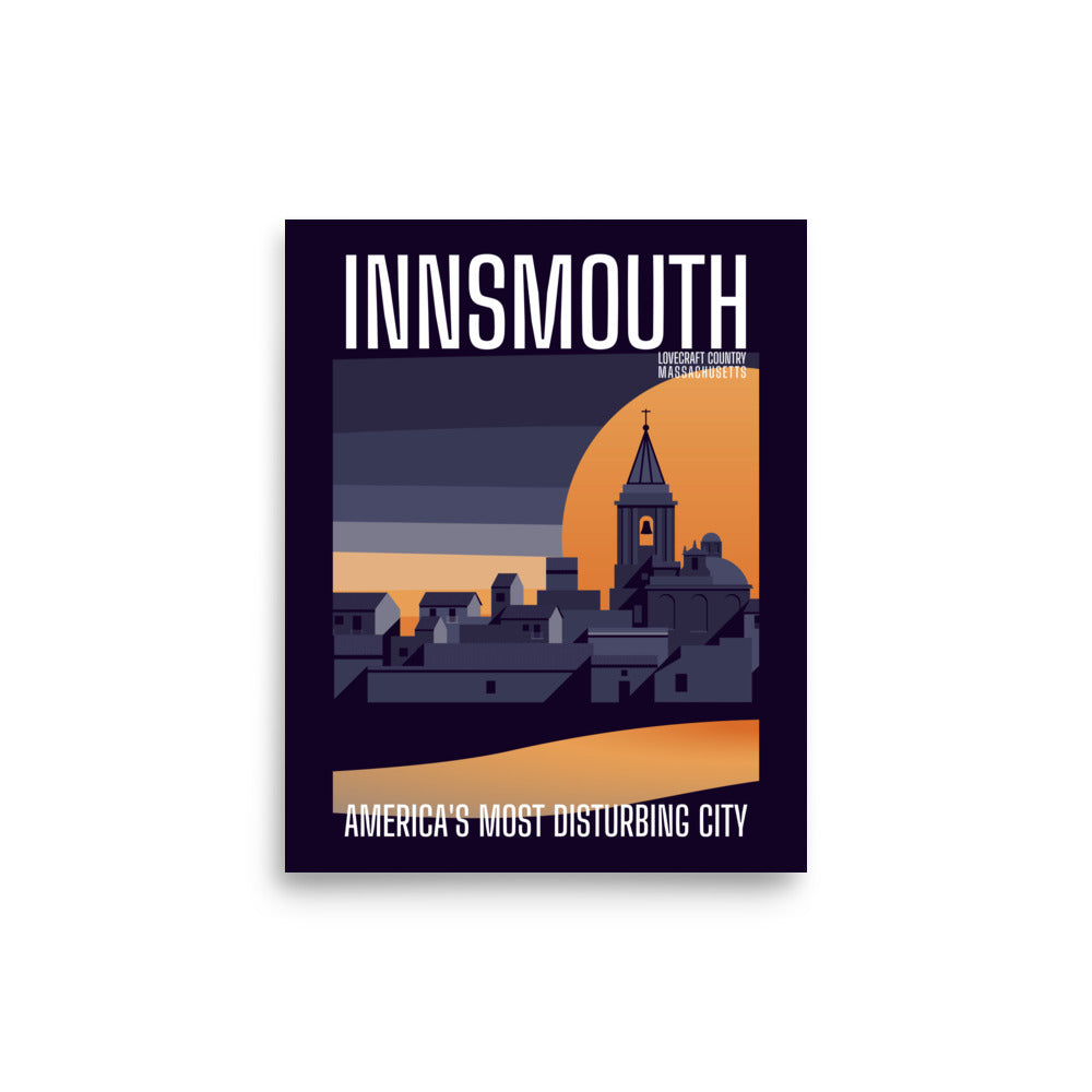 Innsmouth Vintage Travel Poster Lovecraft Poster