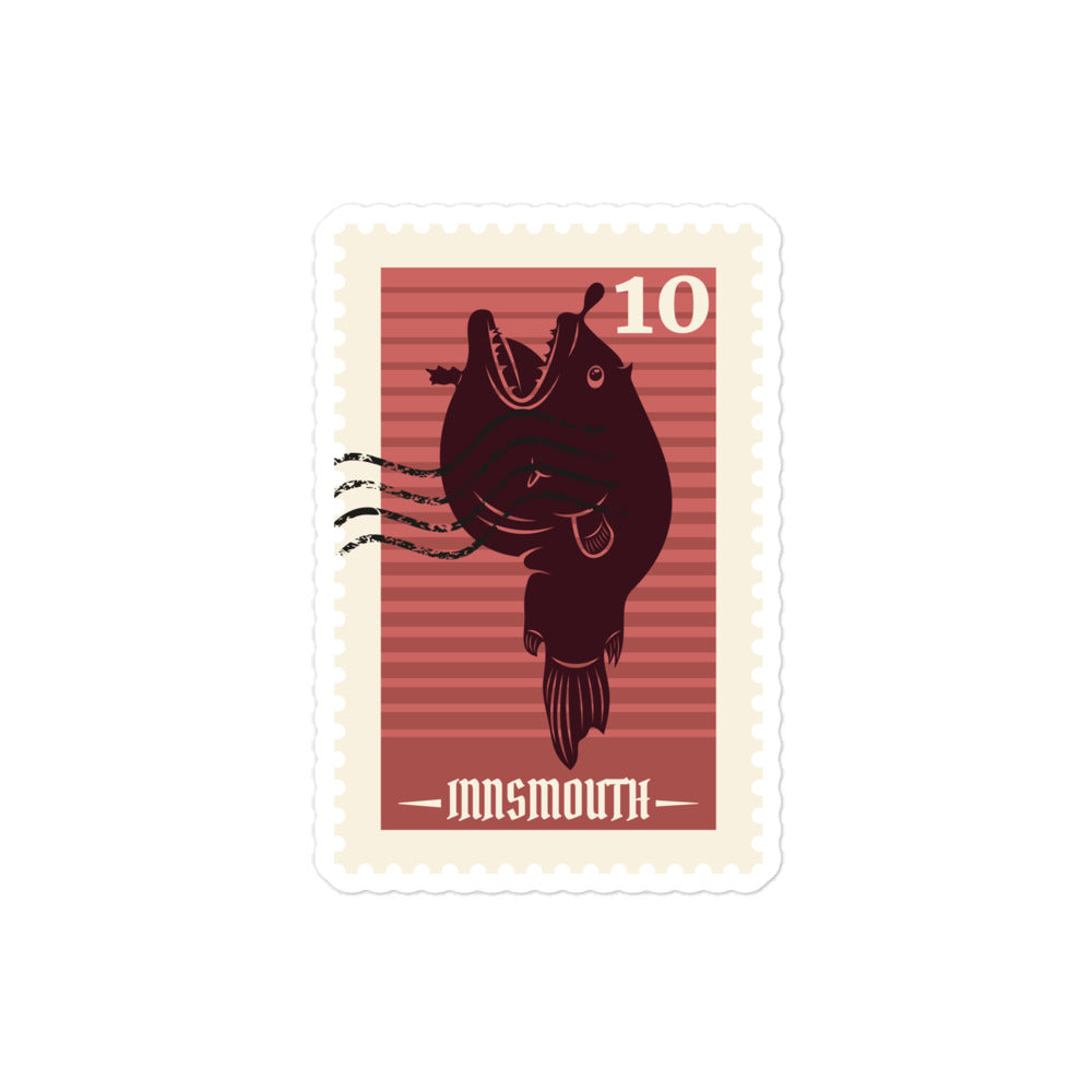 Innsmouth Post Stamp Pegatinas sin burbujas