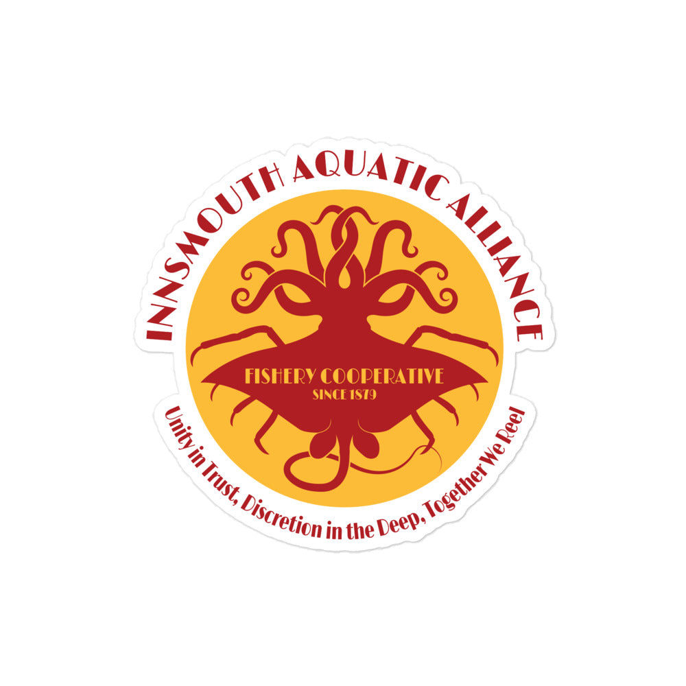 Innsmouth Aquatic Alliance Fishery Union Bubble-free stickers