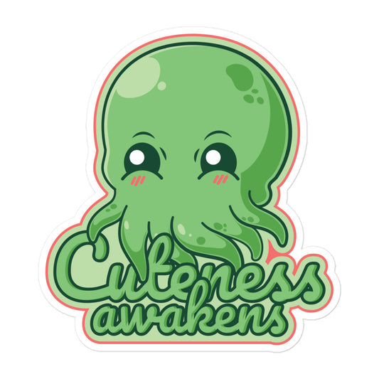 Autocollants Kawaii Cthulhu sans bulles