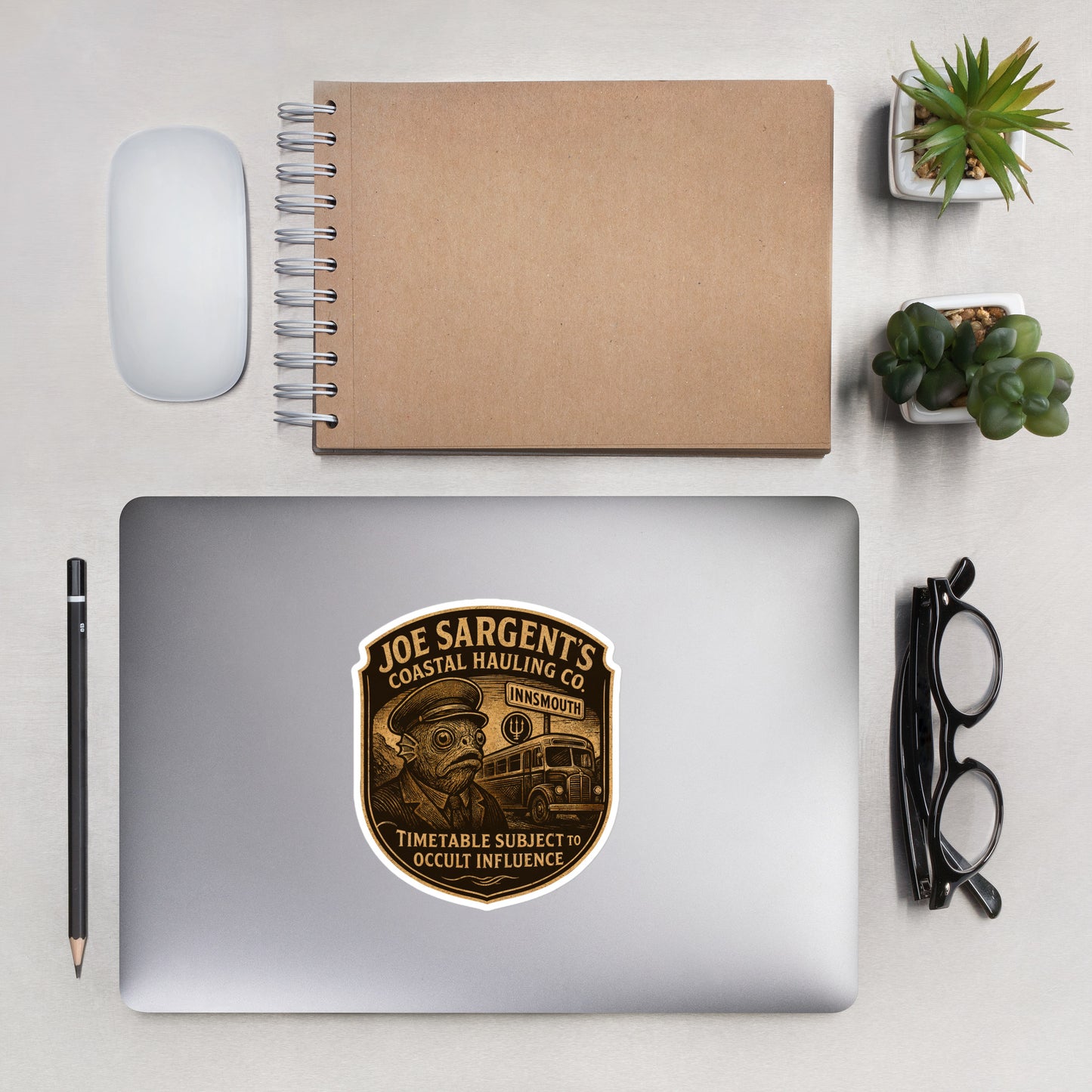 Joe Sargent's Coastal Hauling Co. – Horaire sujet à influence occulte Autocollants sans bulles