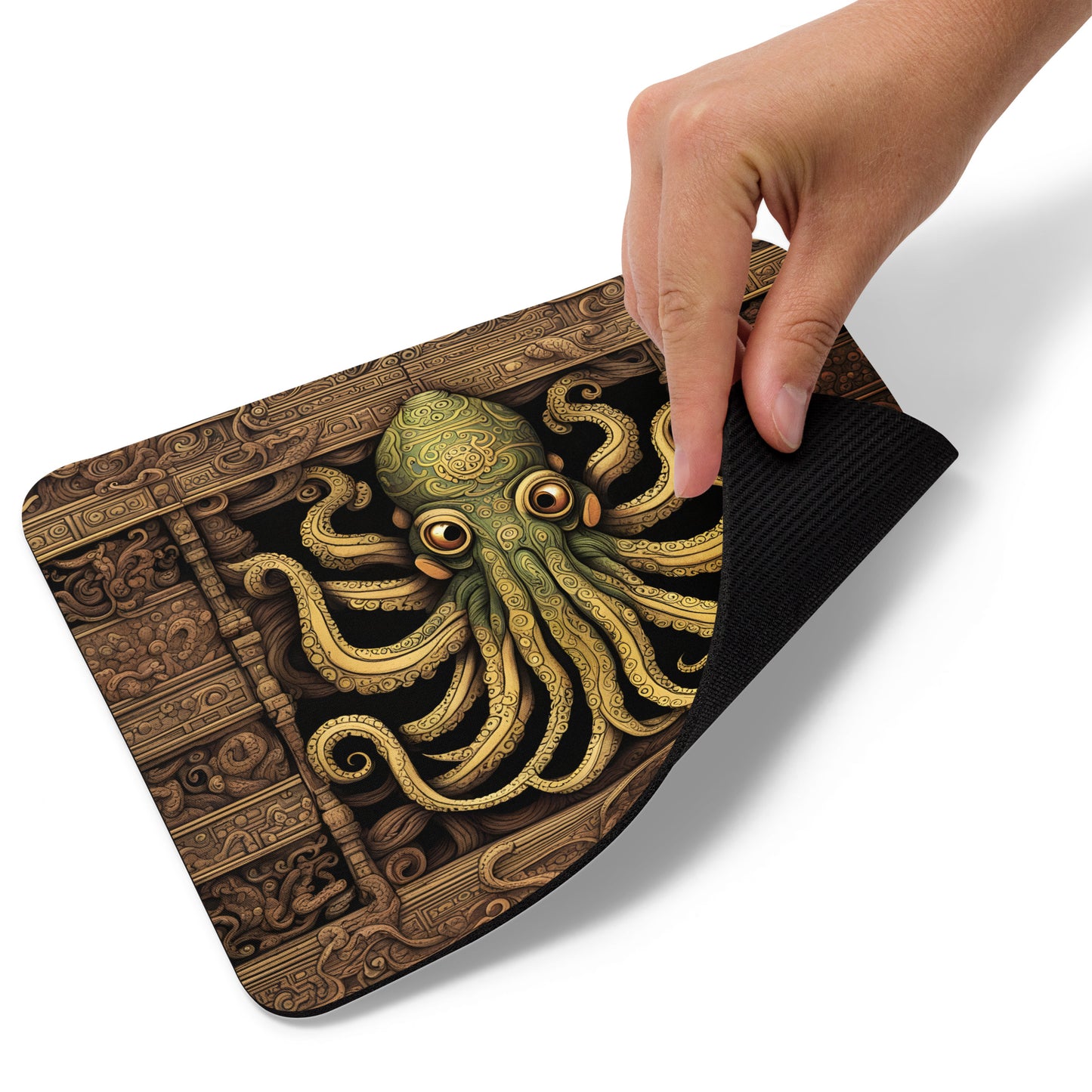 Alfombrilla de ratón Códice mesoamericano de Cthulhu