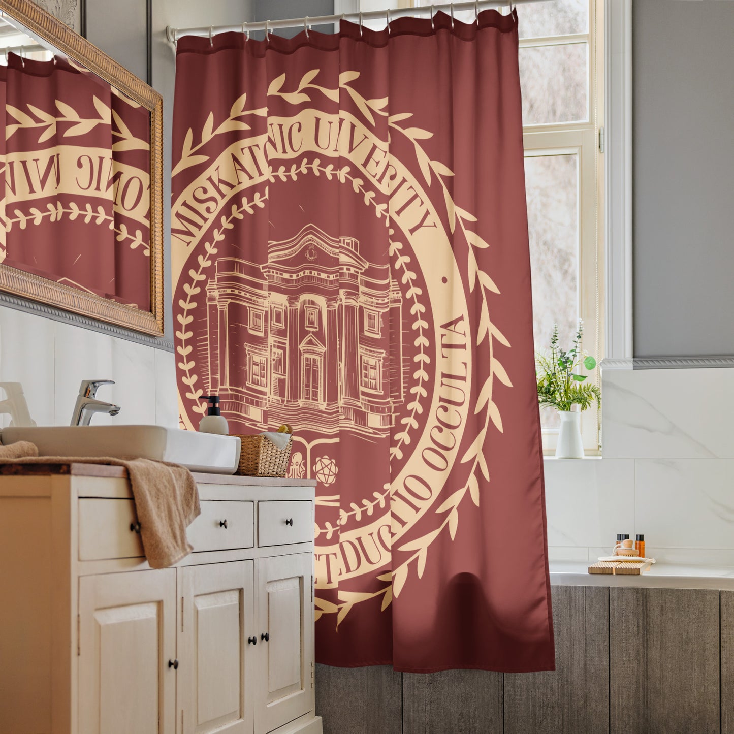Rideau de douche Miskatonic University Seal
