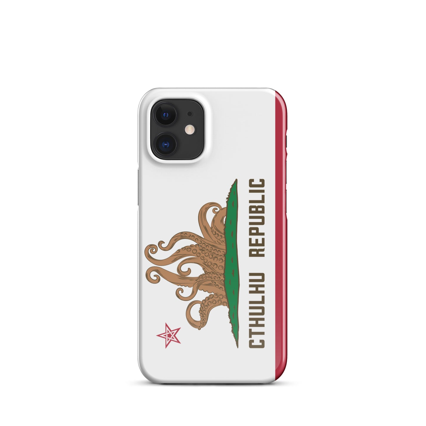 Coque Snap Lovecraft Drapeau de Californie de la République de Cthulhu pour iPhone®