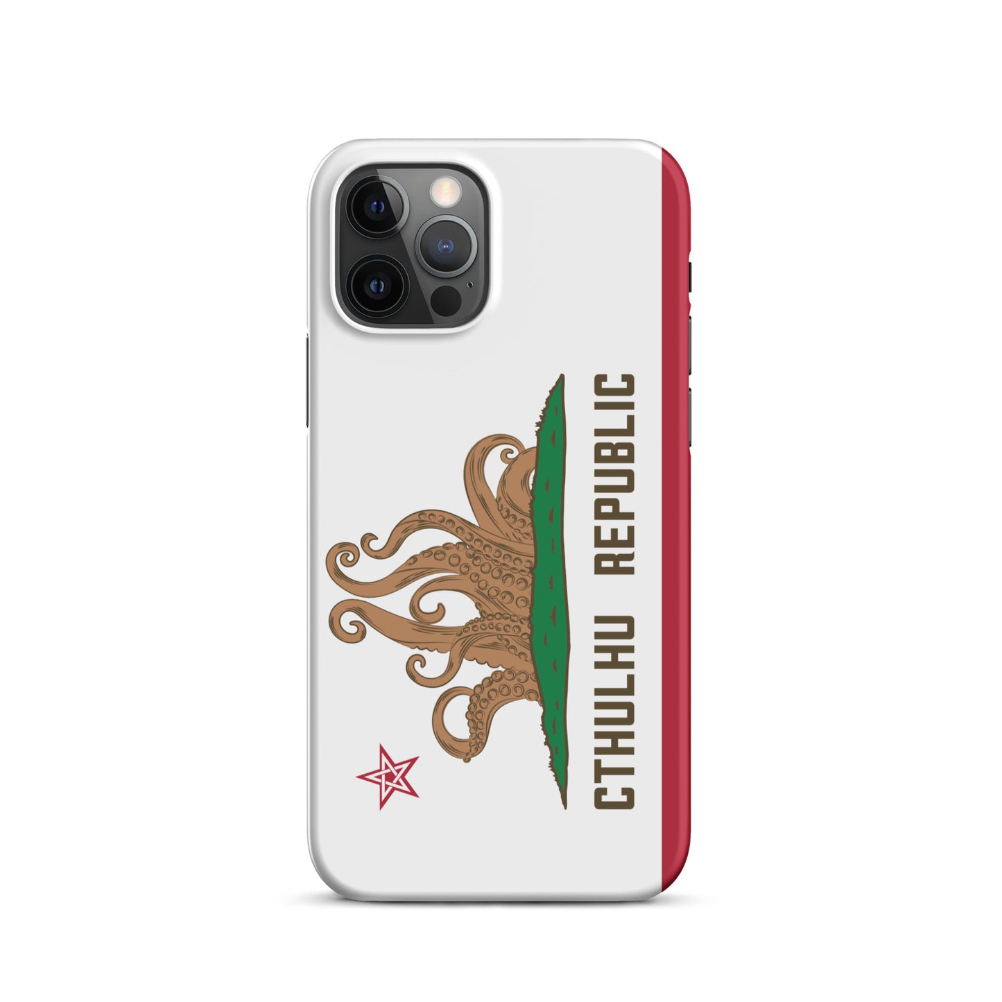 Coque Snap Lovecraft Drapeau de Californie de la République de Cthulhu pour iPhone®