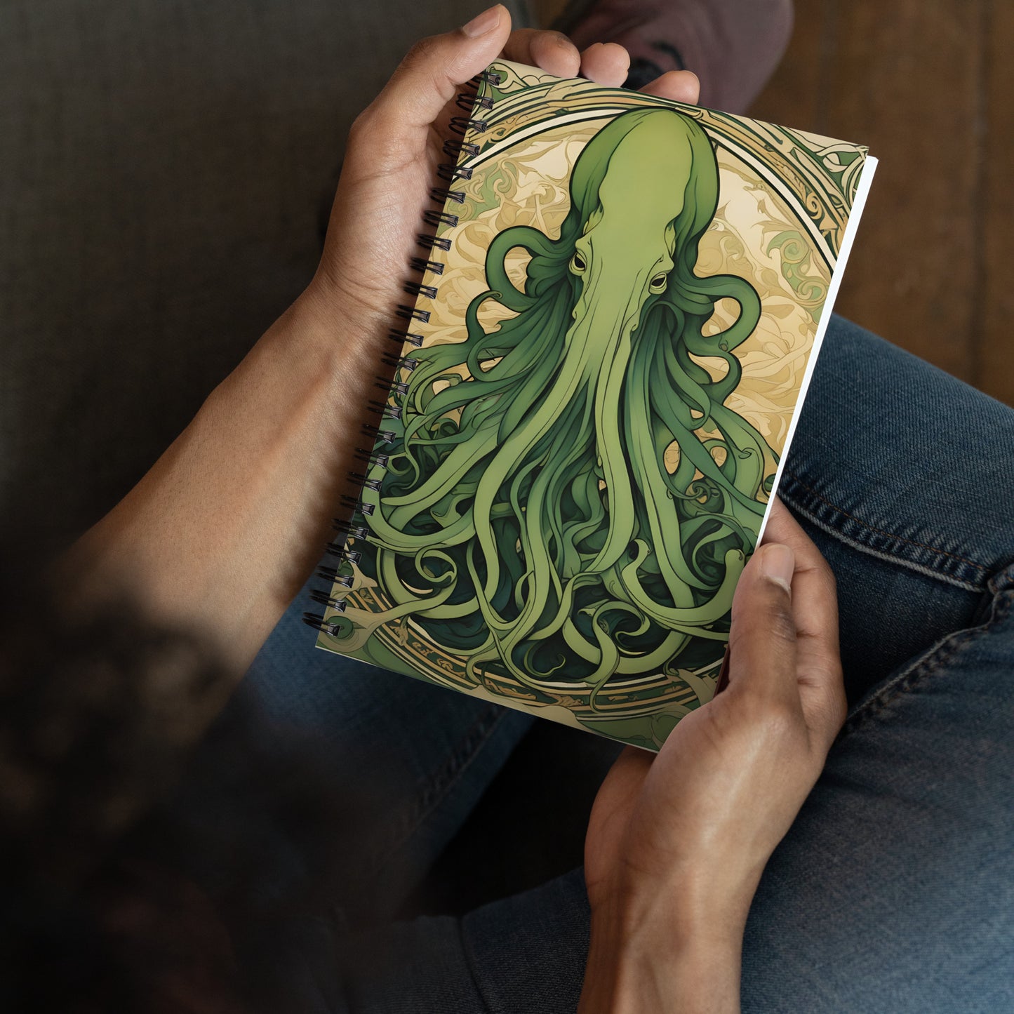 Cthulhu Art Nouveau Cuaderno de espiral