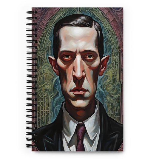 Innsmouth Street Sign Lovecraft Spiral notebook