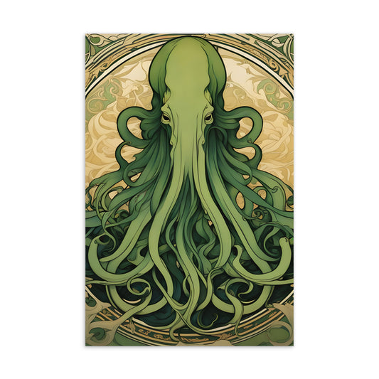 Cthulhu Art Nouveau Standard Postcard