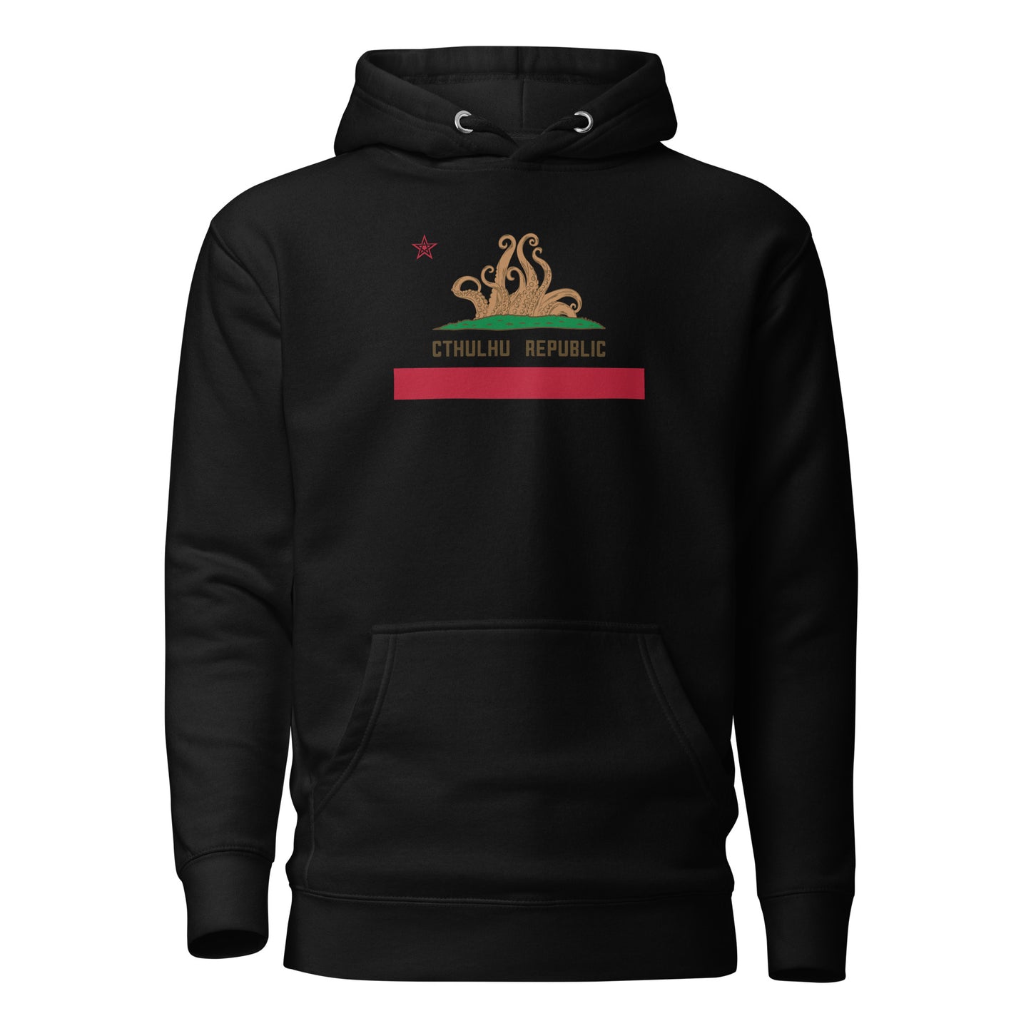 Cthulhu Republic California Flag Unisex Hoodie