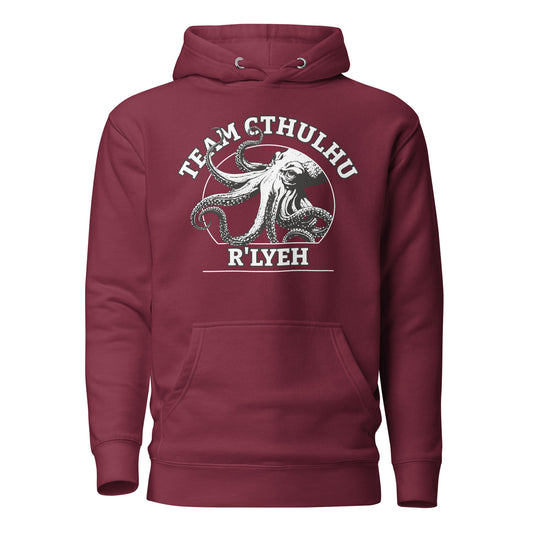 Sweat à capuche unisexe de l’équipe Cthulhu R’lyeh Lovecraft