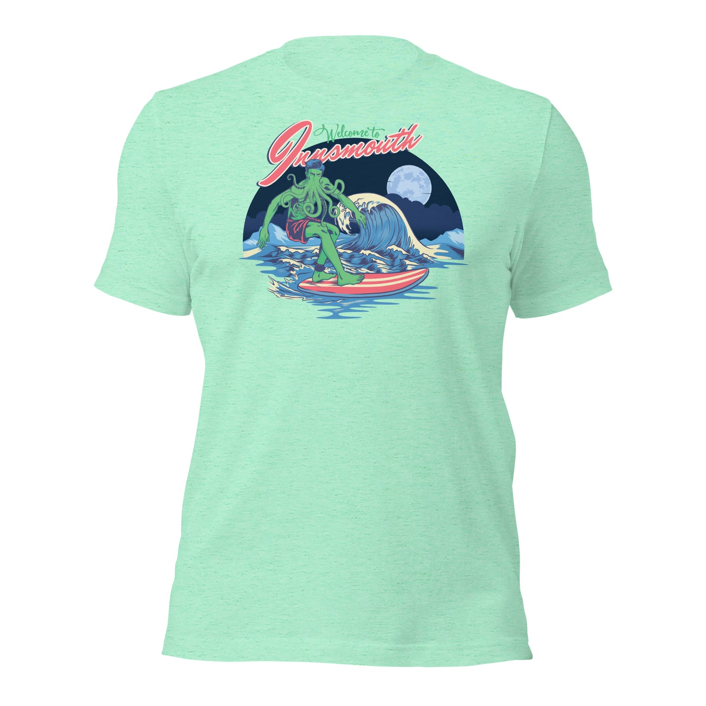 Innsmouth Surfing Lovecraft Unisex t-shirt