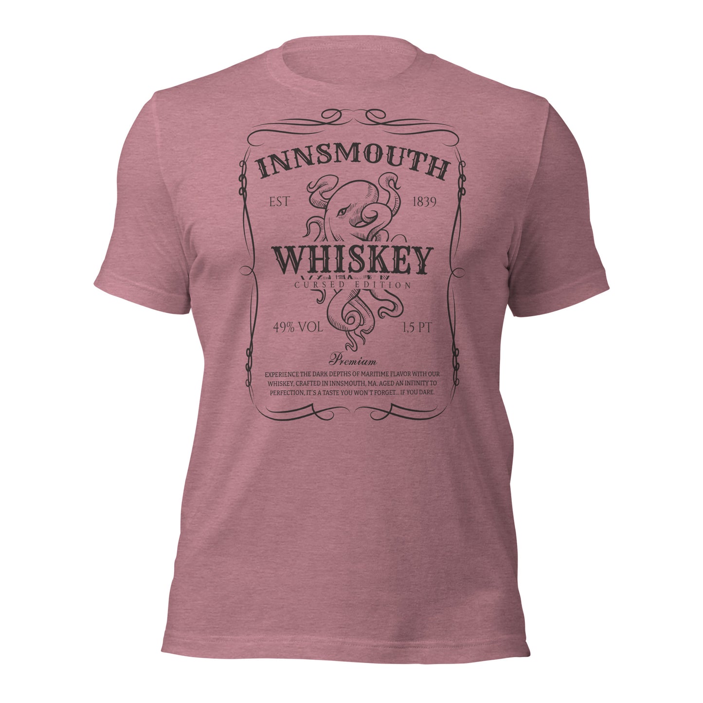 Camiseta unisex Innsmouth Whiskey Label Lovecraft