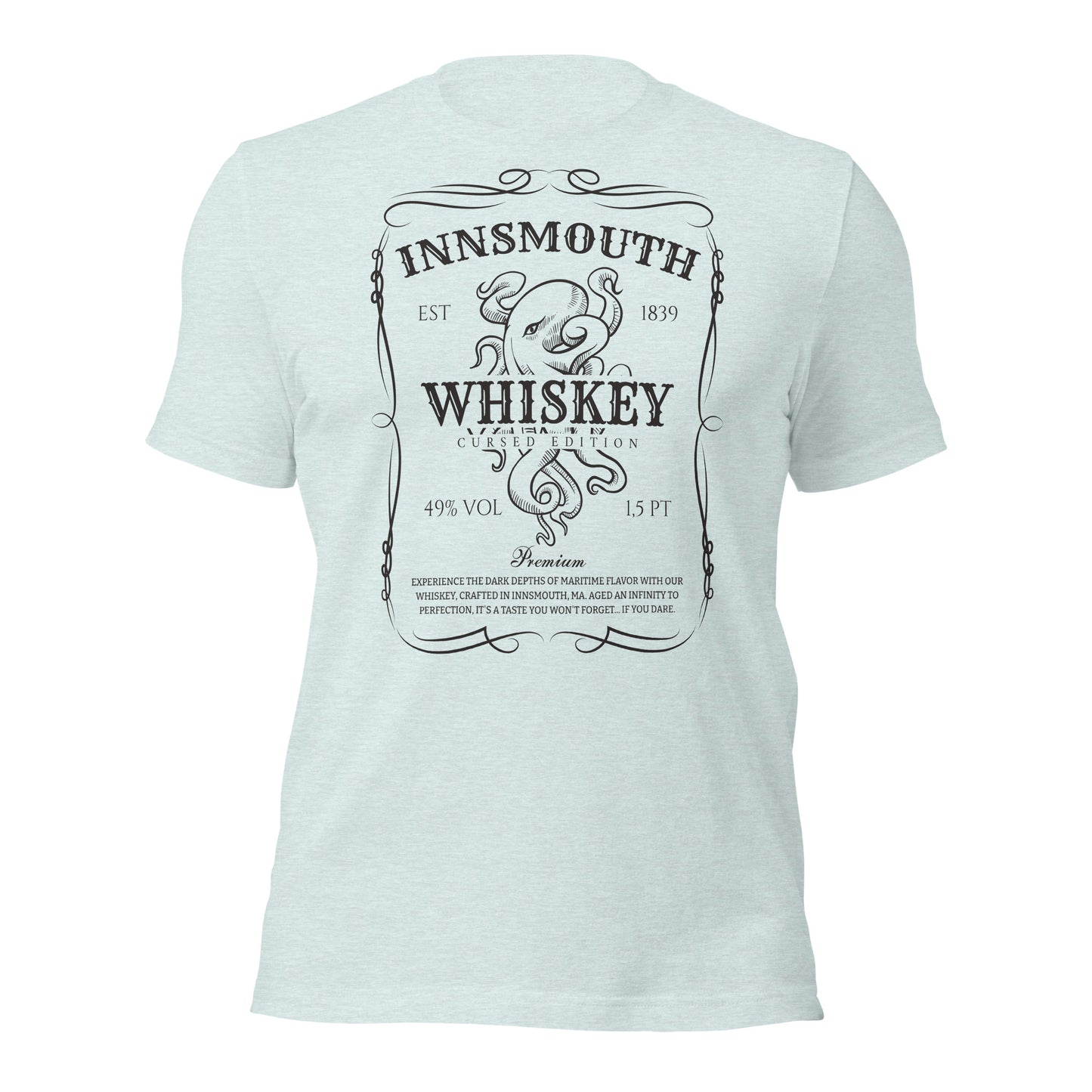 Camiseta unisex Innsmouth Whiskey Label Lovecraft