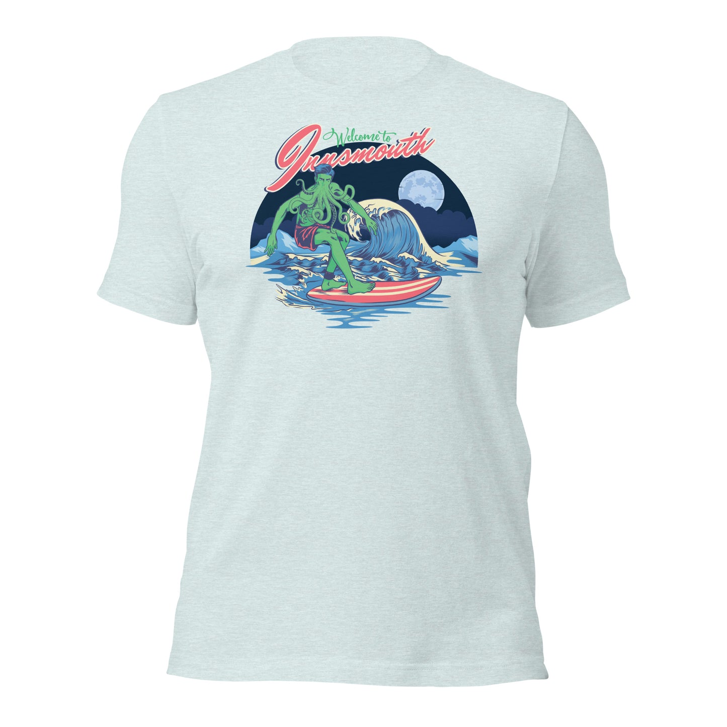 Innsmouth Surfing Lovecraft Unisex t-shirt