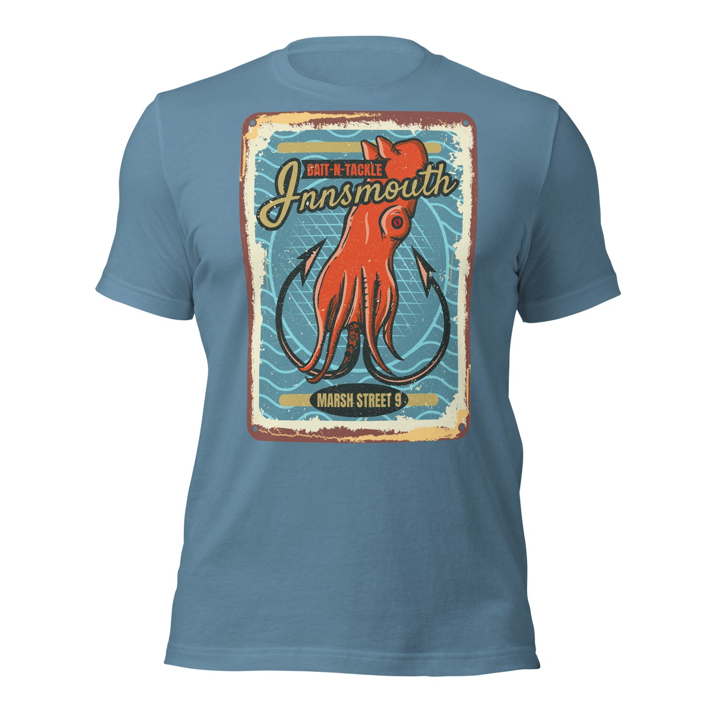 Innsmouth Bait and Tackle Fishing Lovecraft Unisex t-shirt