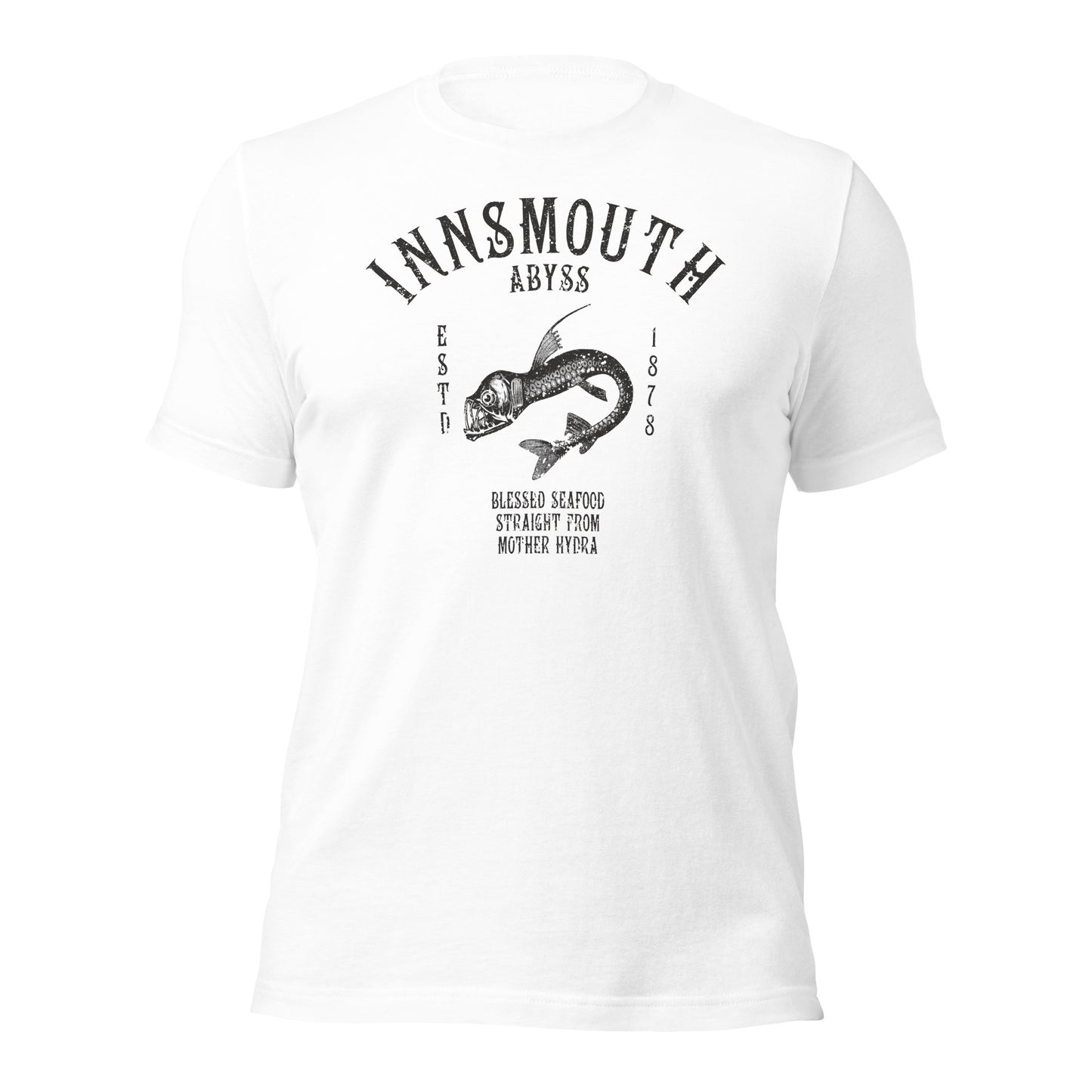 Innsmouth Fruits de mer Poissons de haute mer Viperfish T-shirt unisexe