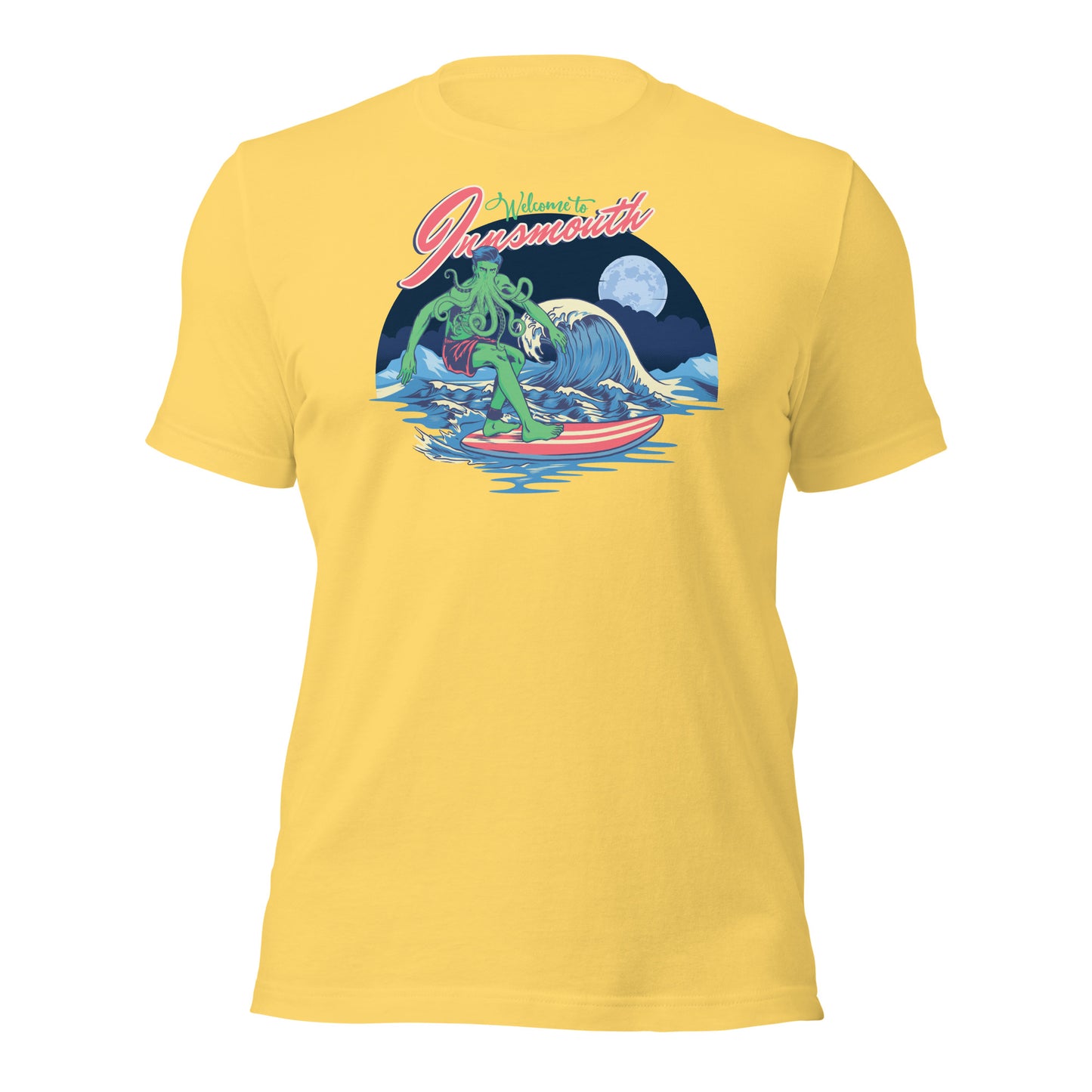 Innsmouth Surfing Lovecraft Unisex t-shirt