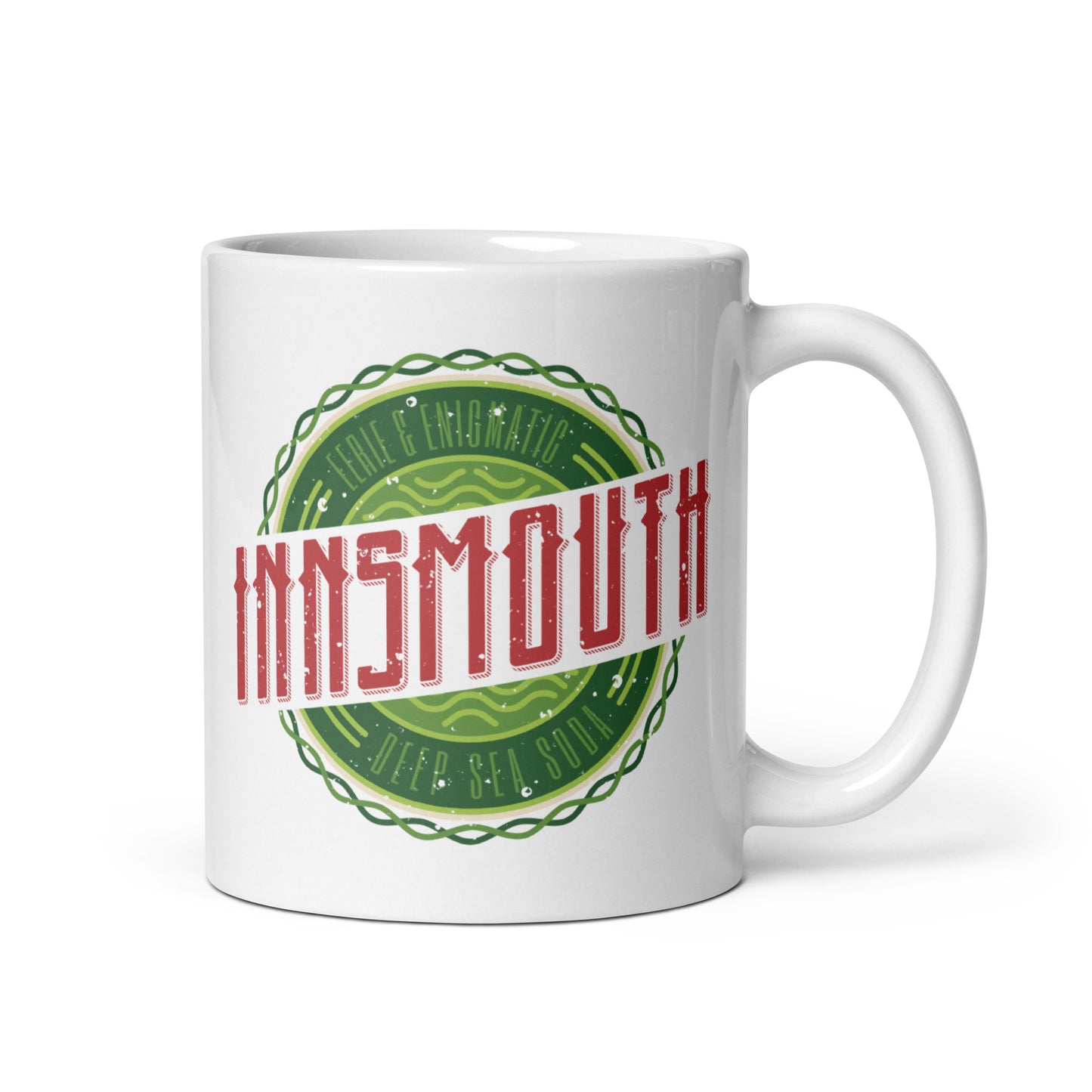 Innsmouth Lovecraft Soda Soft Drink Tasse blanche brillante